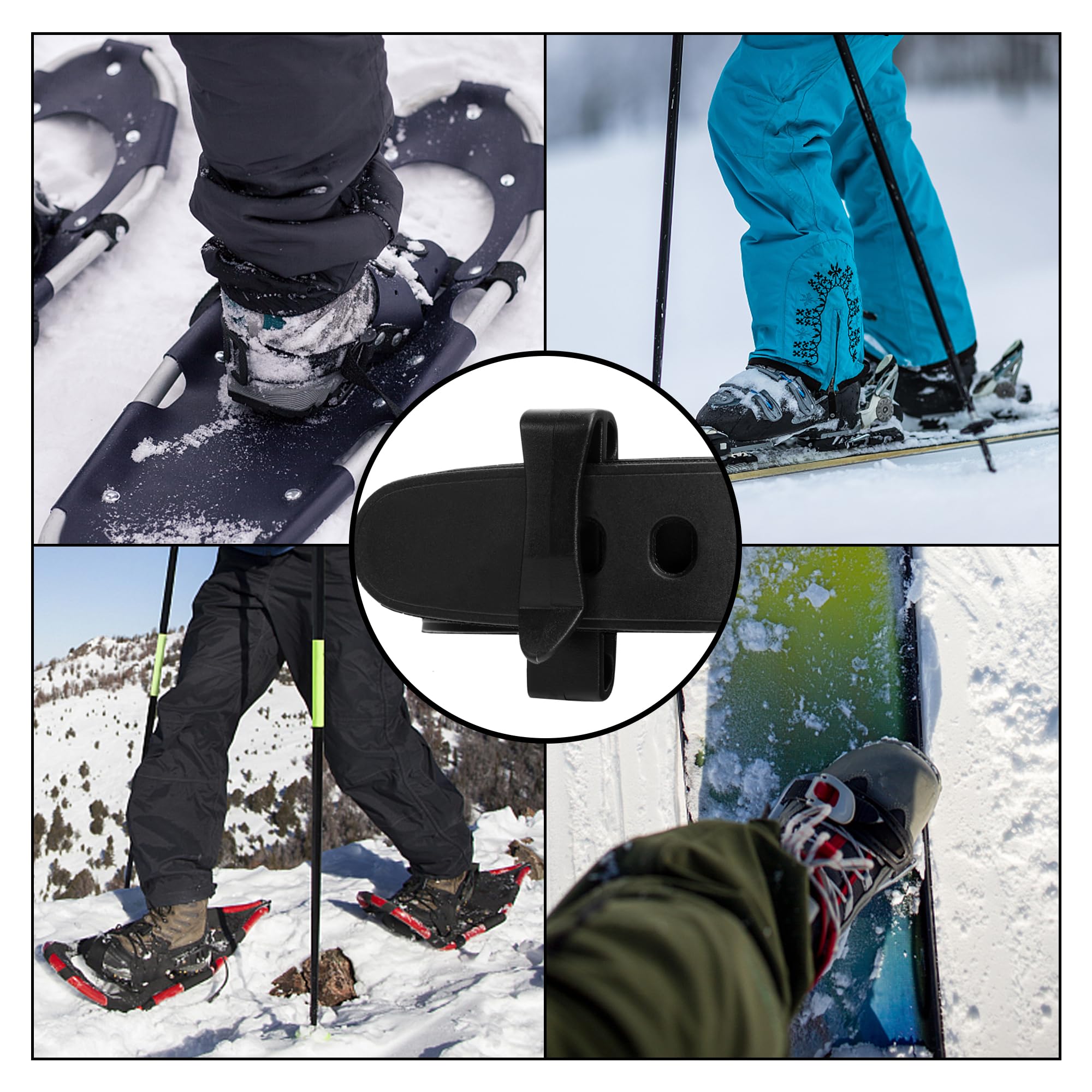 Amazon | Tlswshsy スノーシューストラップクリップ 20個パック - 1.5